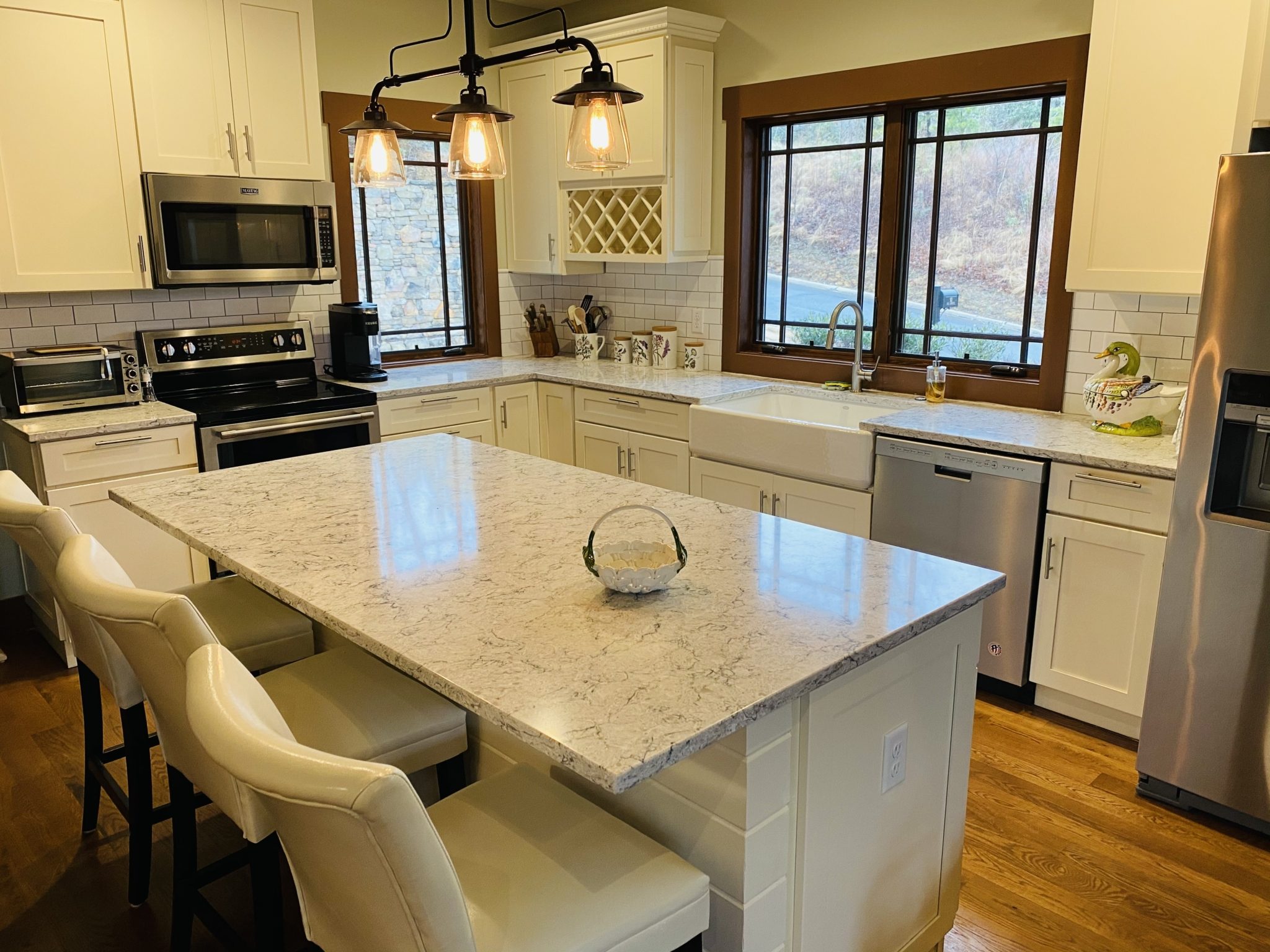 Remodeled kitchen interior